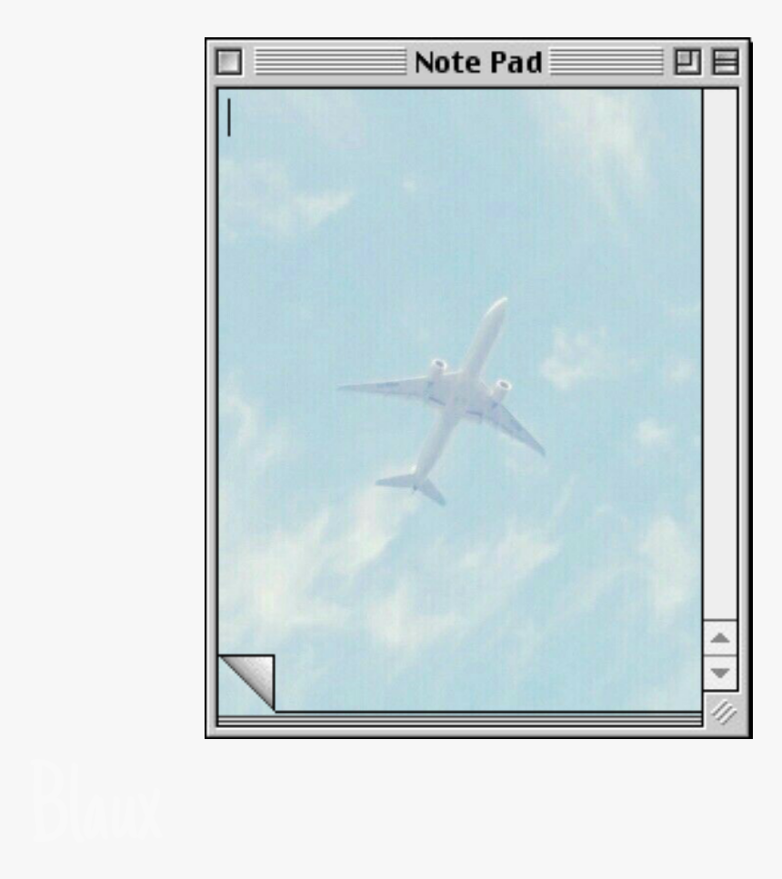 #picsart #notepad #note #tumblr #computer #airplane - Boeing 787 Dreamliner, HD Png Download