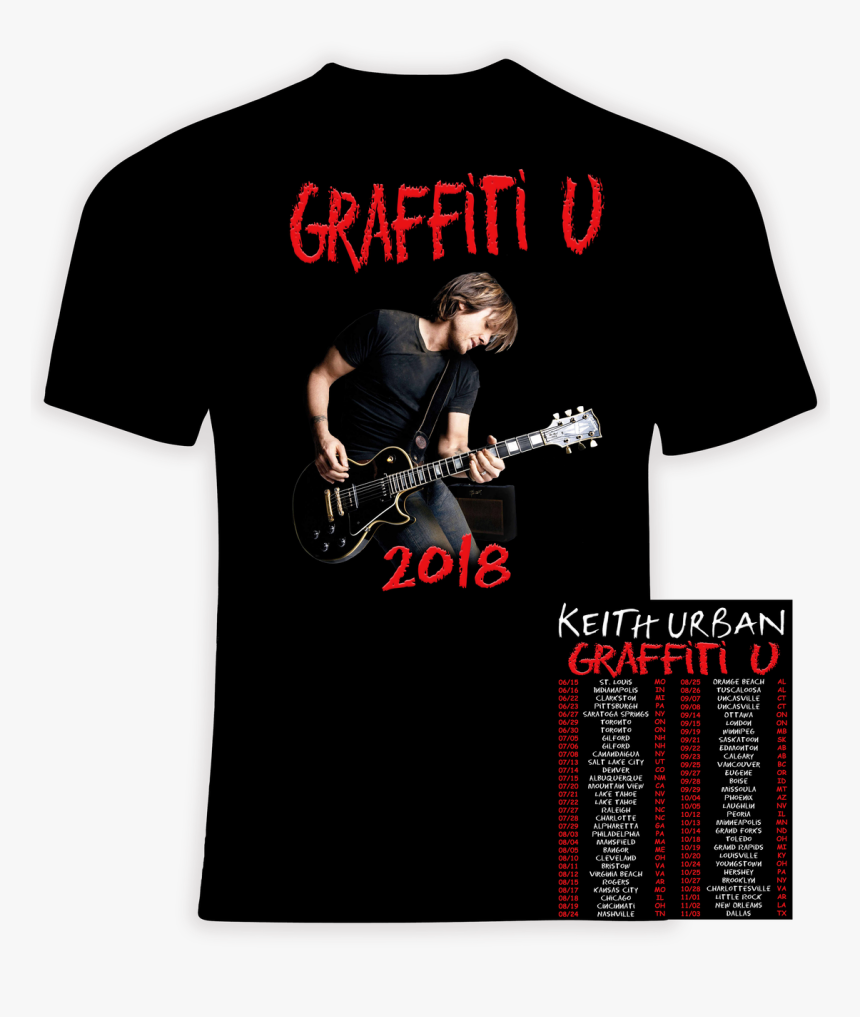 Keith Urban 2018 Graffiti U T Shirt - Judas Priest And Deep Purple, HD Png Download