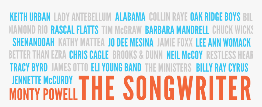 Monty Powell The Songwriter Keith Urban - Colorfulness, HD Png Download