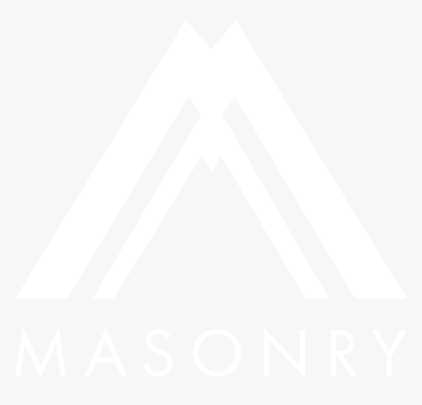 Masonry White Trans - Triangle, HD Png Download