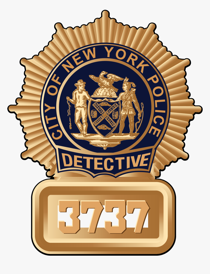 City Of New York Police Detective Badge, HD Png Download , Transparent