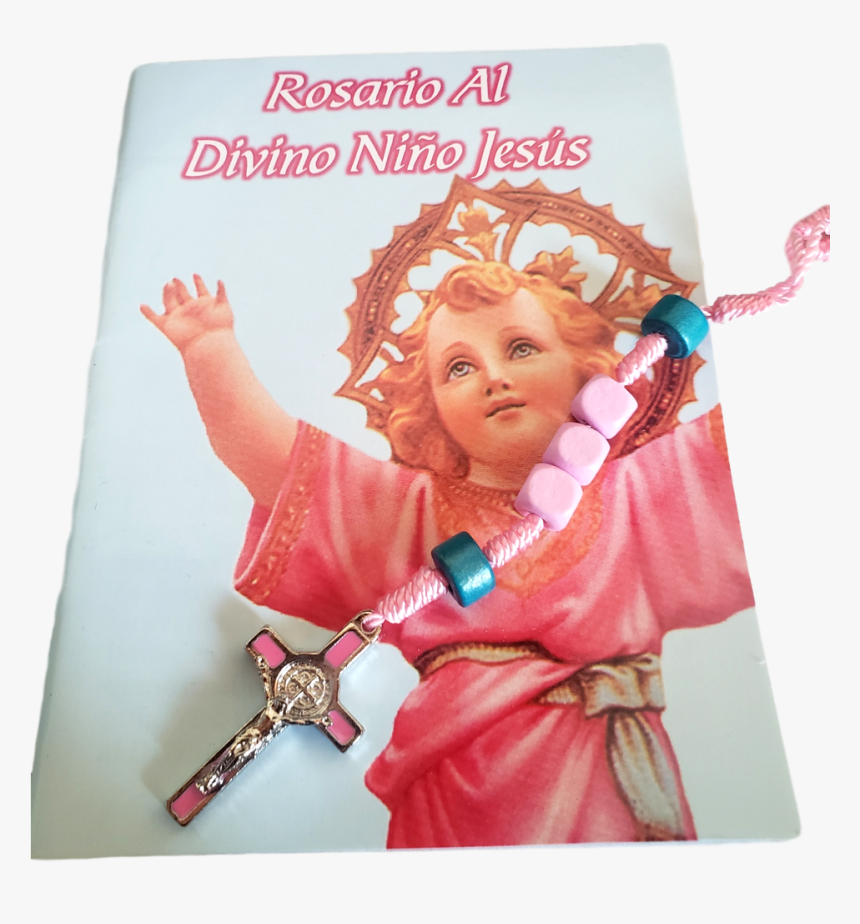 Religious Rosary Small Various Saints With Book - Divino Niño Jesus, HD Png Download