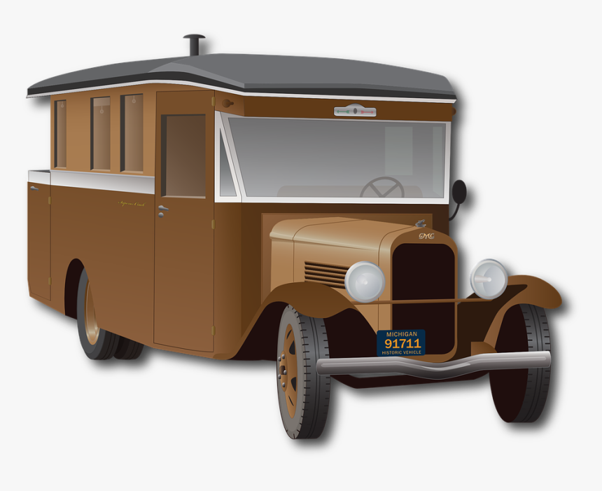 Automobile, Oldtimer, Camper, Truck, Car, Vintage - 2017 Bonnie & Clyde, HD Png Download