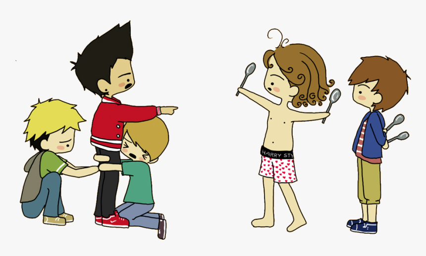 Caricaturas De One Direction Png - One Direction Cartoon Funny, Transparent Png