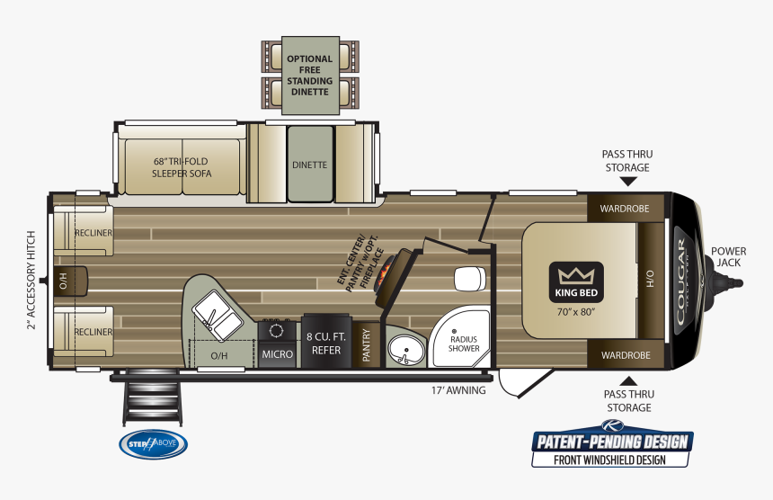 2020 Keystone Cougar 26rbs, HD Png Download