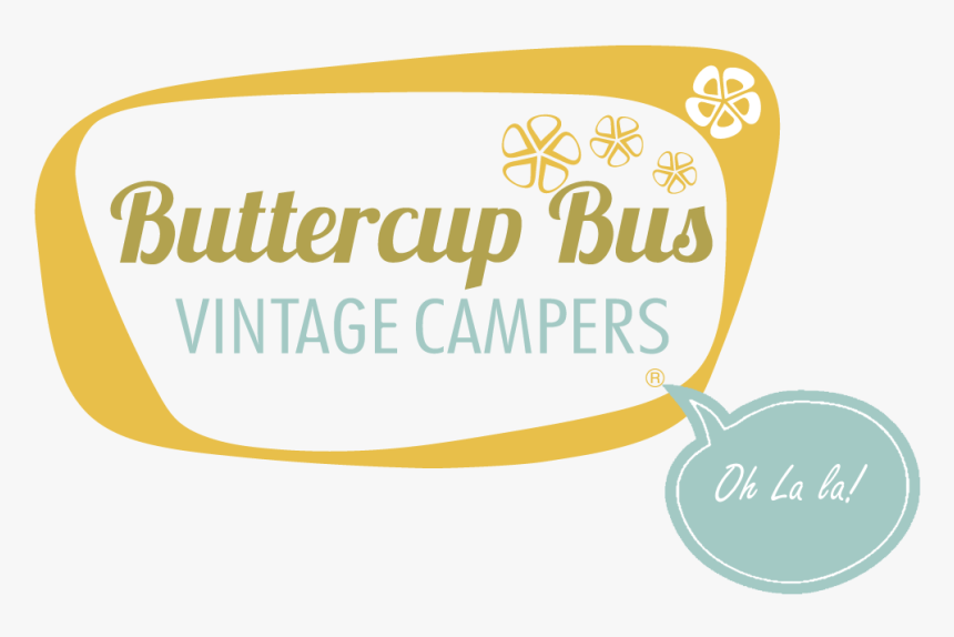 Buttercup Bus Vintage Campers Registered Trademark - Graphic Design, HD Png Download