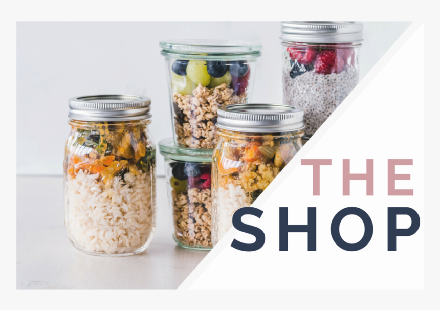 Copy Of Meal Prep Recipes Blog Homepage - Healthy Food In Jar, HD Png Download