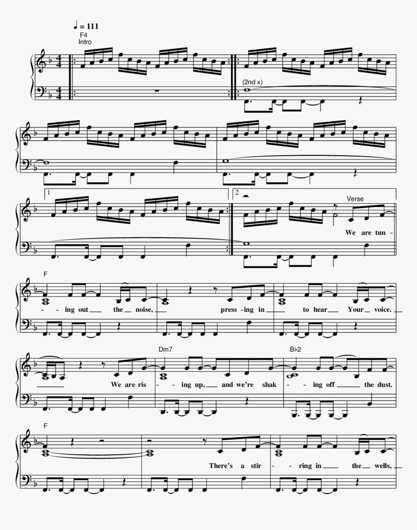 Dean Half Moon Piano Sheet, HD Png Download
