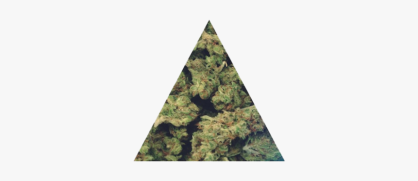 Weed Marijuana Ganja High Edit Nugs Triangle Stoned - Weed Png, Transparent Png