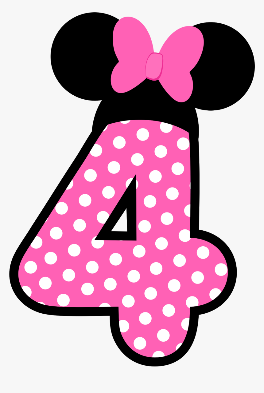 Passatempo Da Ana N - Numero 4 Minnie Png, Transparent Png