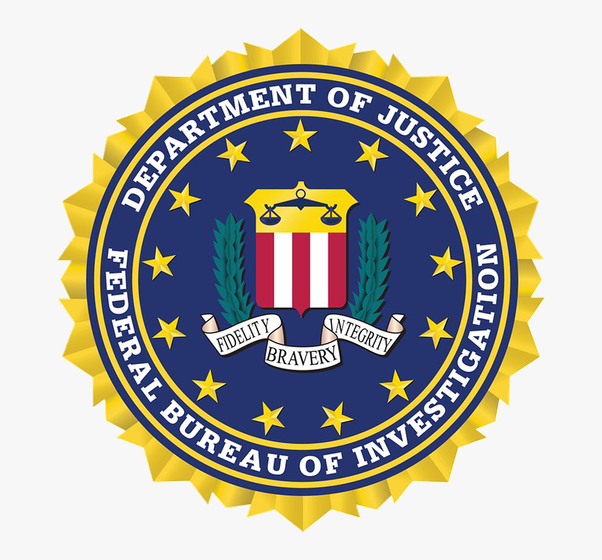 Department Of Justice Fbi, HD Png Download