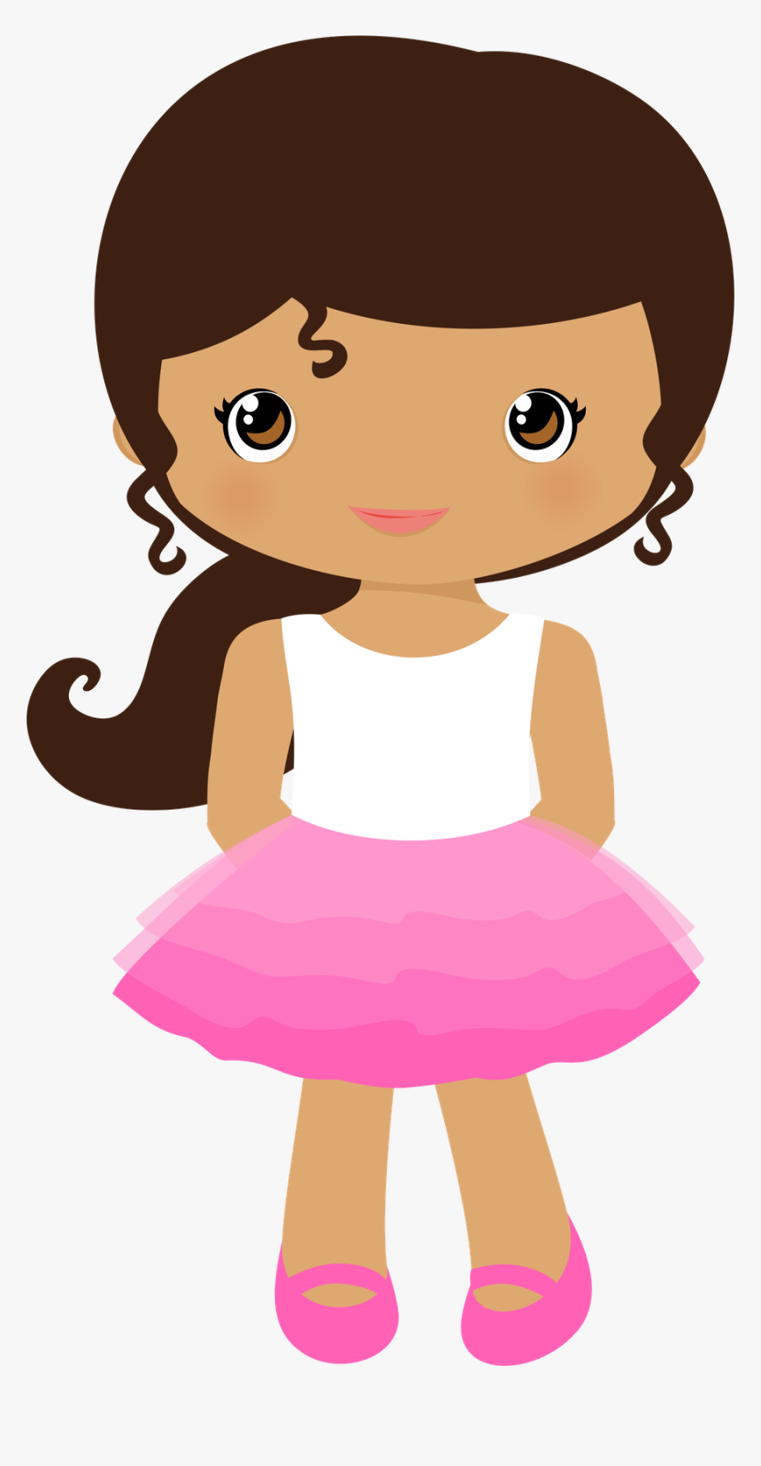 Mickey E Minnie - Niña Clipart Png, Transparent Png