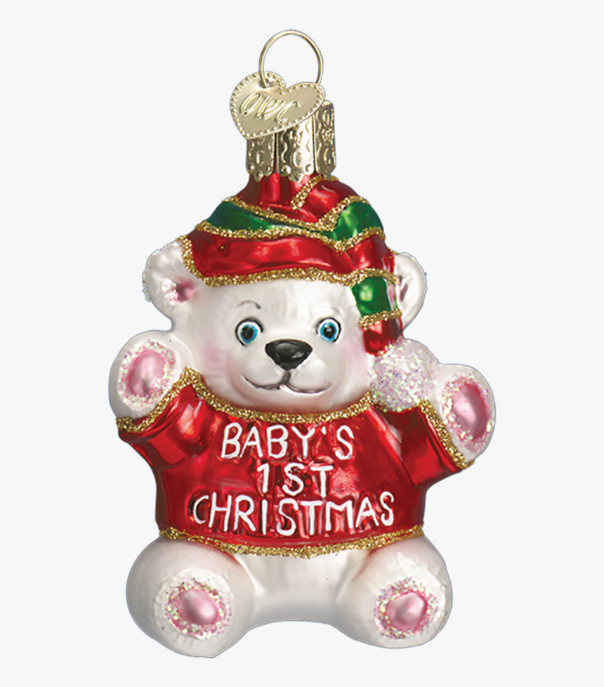 Old World Christmas Baby S First Christmas, HD Png Download