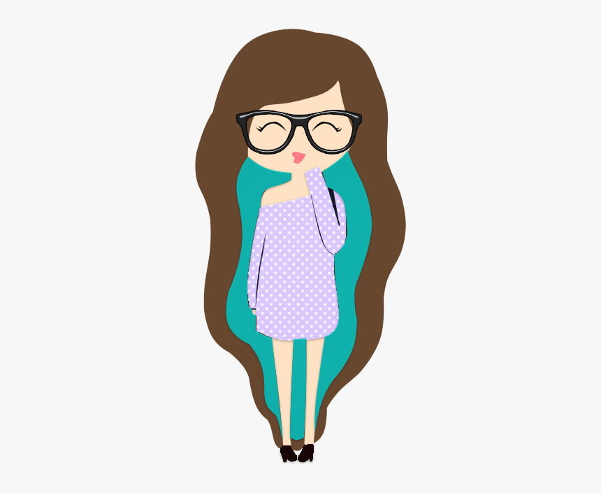 Png Cartoon Girl, Transparent Png