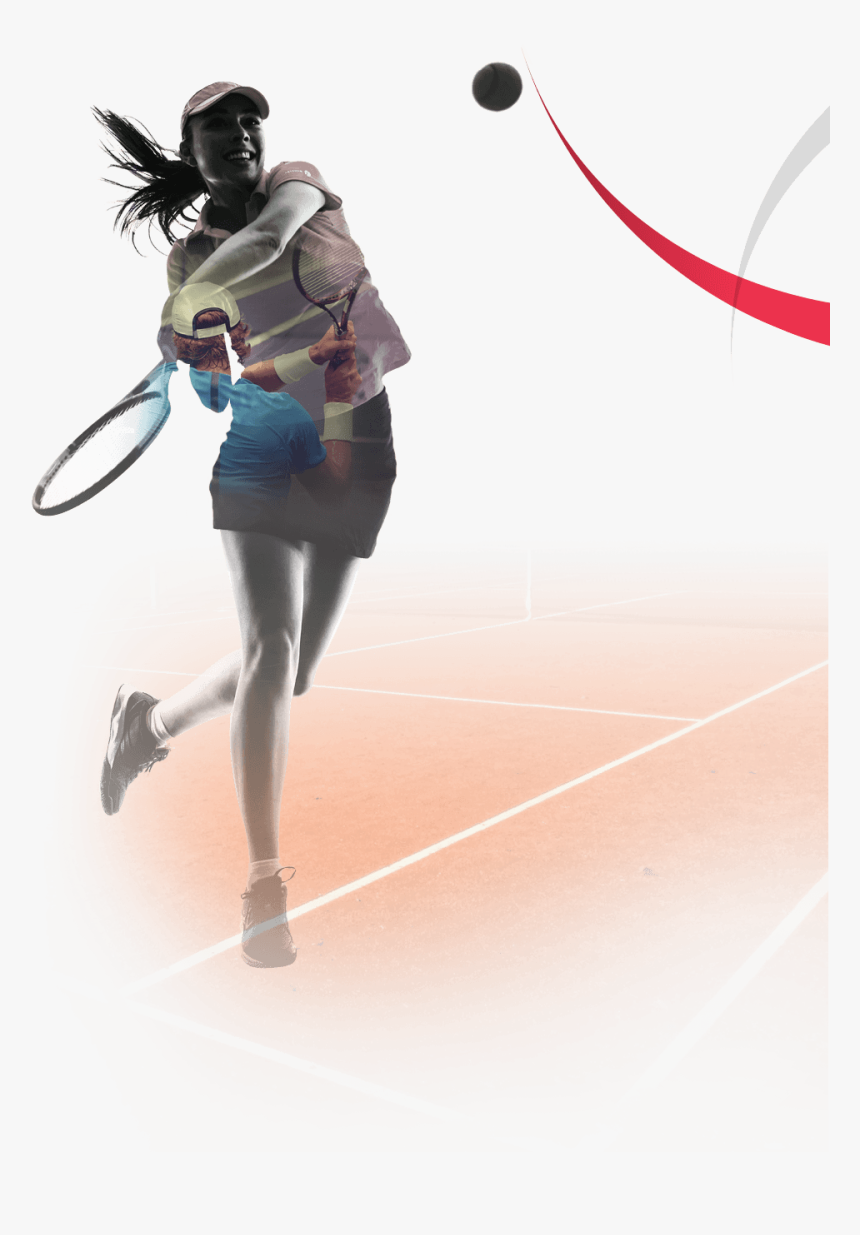 Silhouette Femme Tennis, Hd Png Download - Silhouette, Transparent Png