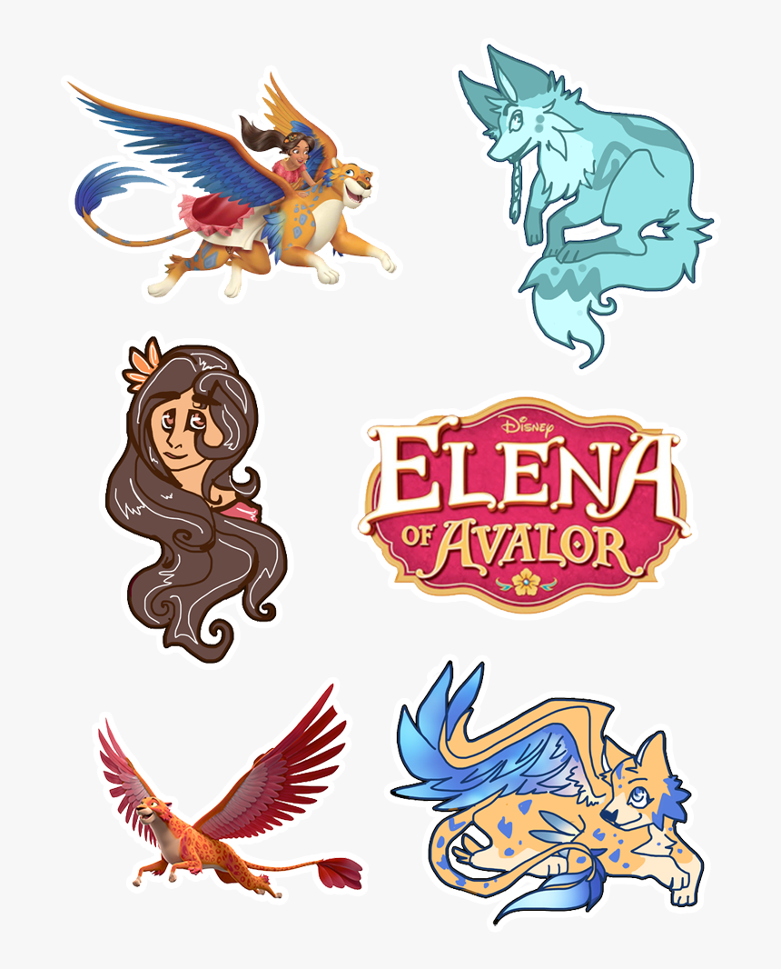 “ My Complete Elena Of Avalor Sticker Sheet I Own A - Elena Of Avalor, HD Png Download