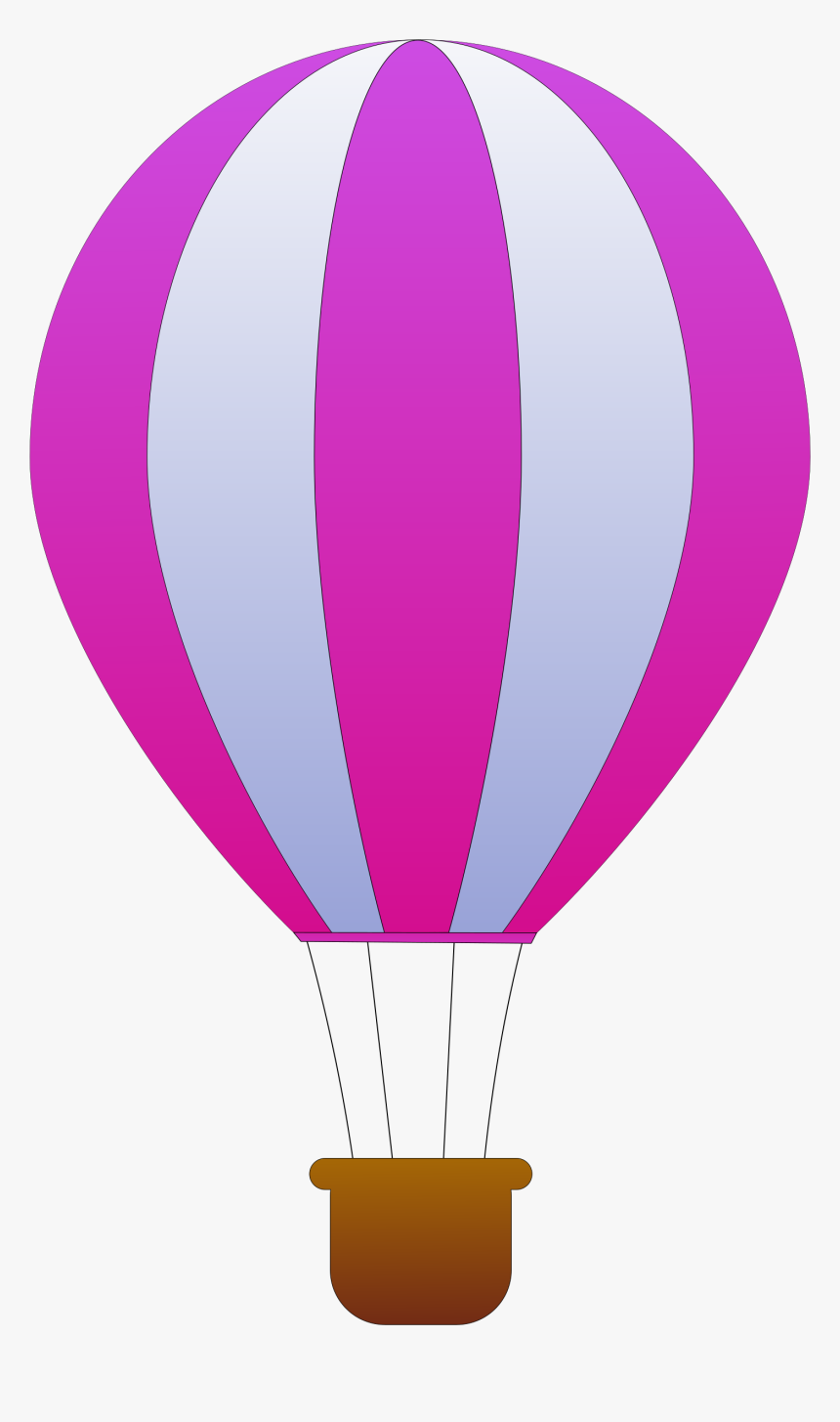 Free Download Of Air Balloon Icon Clipart - Blue Hot Air Balloon Clipart, HD Png Download