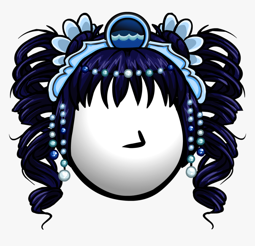 The Water Ripple Icon - Club Penguin Water Hair, HD Png Download
