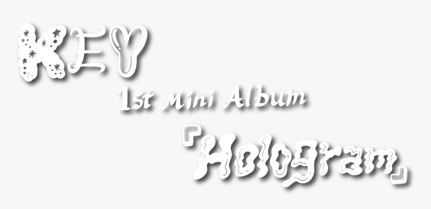 Shinee Key 1st Mini Album『hologram』2018 - Key 1st Mini Album Hologram, HD Png Download
