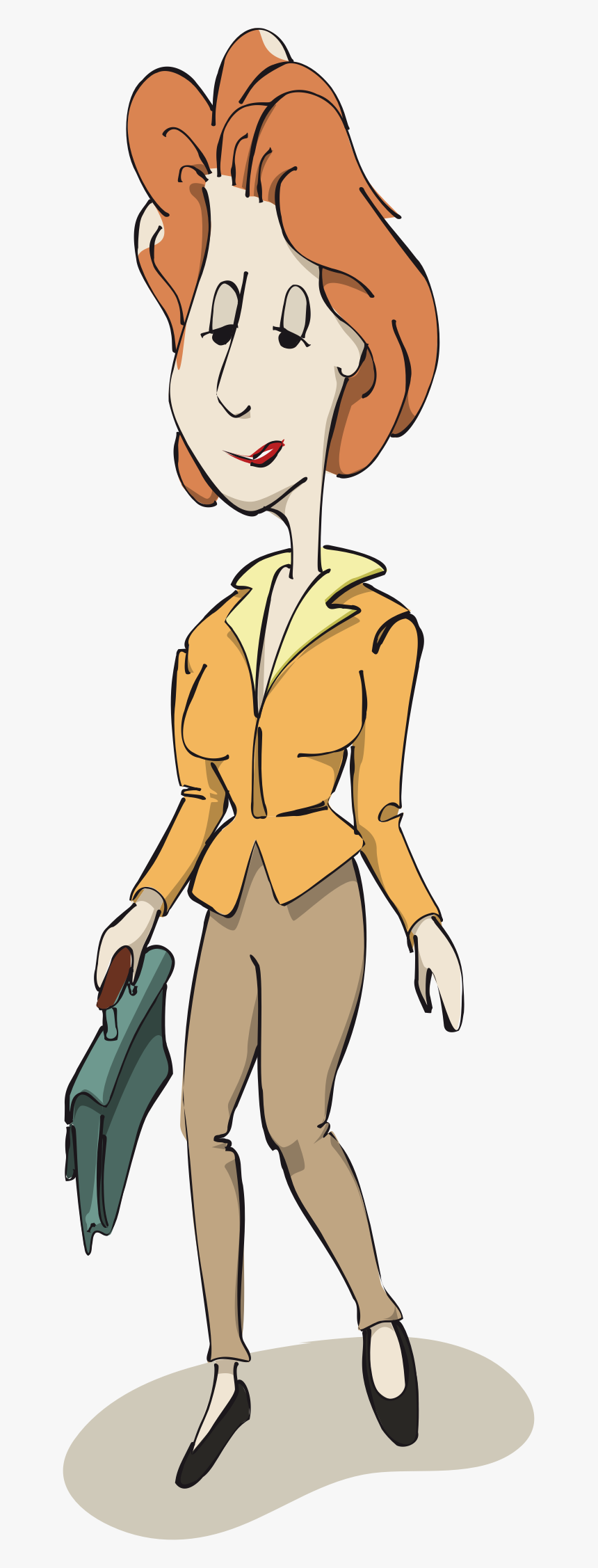 Active Woman Clip Arts - Cartoon, HD Png Download