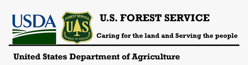 Logo - Usda Forest Service Caring For The Land, HD Png Download