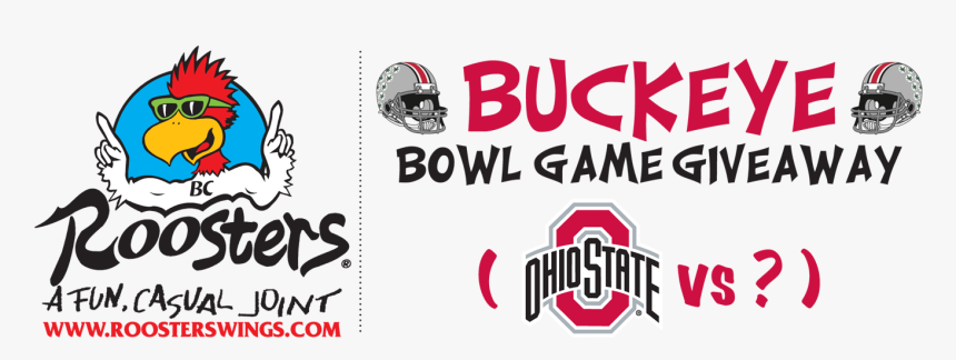 Ohio State Football Png - Roosters Restaurant, Transparent Png