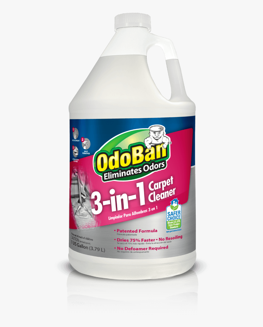 Odoban 3 In 1 Carpet Cleaner Concentrate - Odoban, HD Png Download