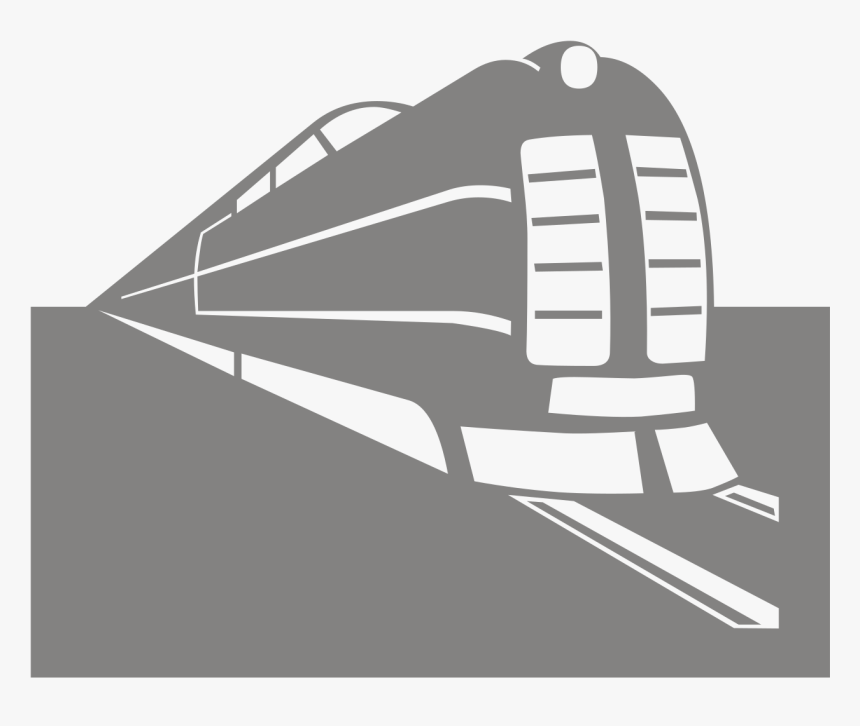 Train Silhouette Png, Transparent Png