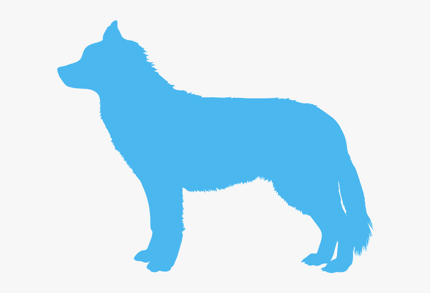 Pink Dog Silhouette, HD Png Download