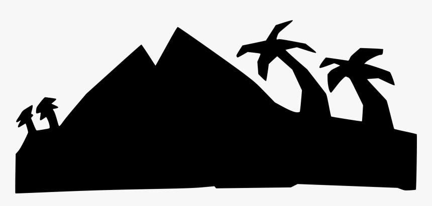 Island Mountain Clipart, HD Png Download