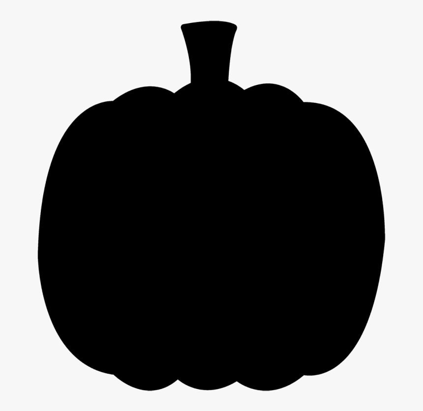 Vector Graphics Clip Art Silhouette Pumpkin Illustration - Pumpkin Clip Art Black, HD Png Download
