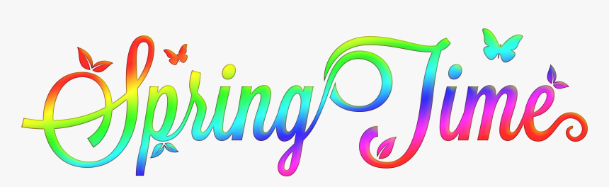 Springtime Clipart Rainbow Clip Art Spring Time Hd Png Download Transparent Png Image Pngitem