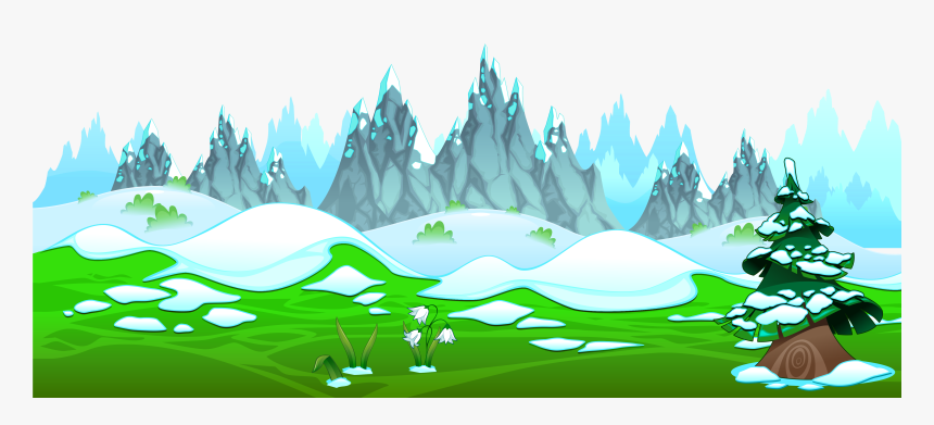 Transparent Mountain Clip Art - Early Spring Clipart, HD Png Download