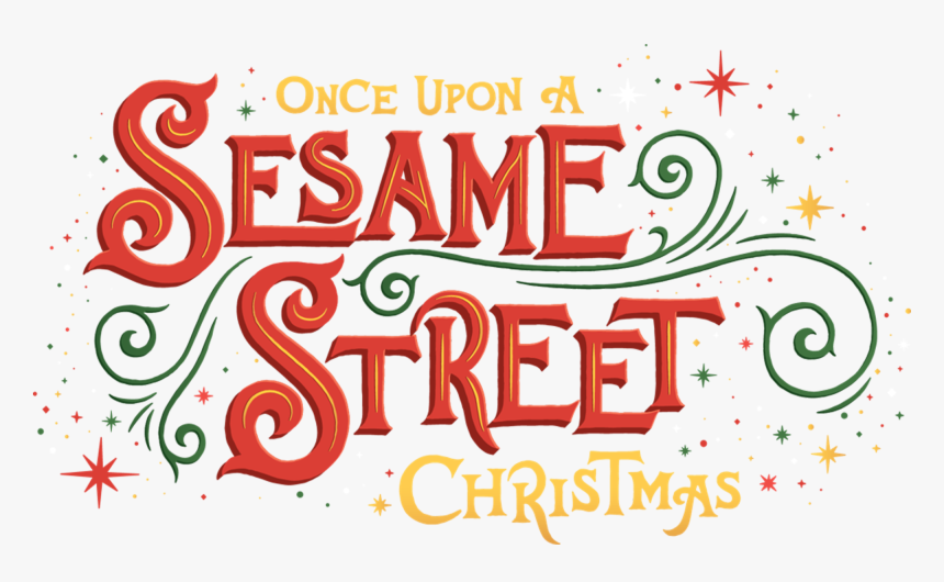 Once Upon A Sesame Street Christmas - Graphic Design, HD Png Download