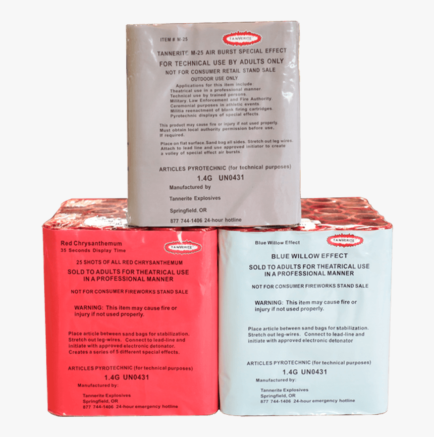 Three M 25s - Packaging And Labeling, HD Png Download