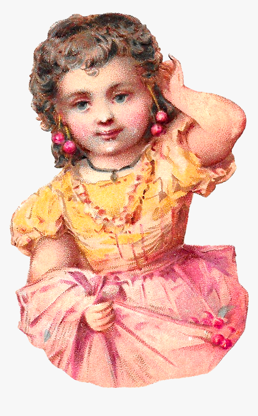 Free Girl Picking Cherries Digital Download Fruit Spring - Toddler, HD Png Download