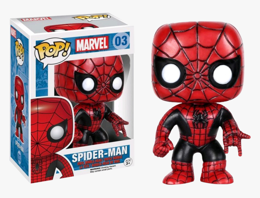 Funko Pop Spiderman 03, HD Png Download