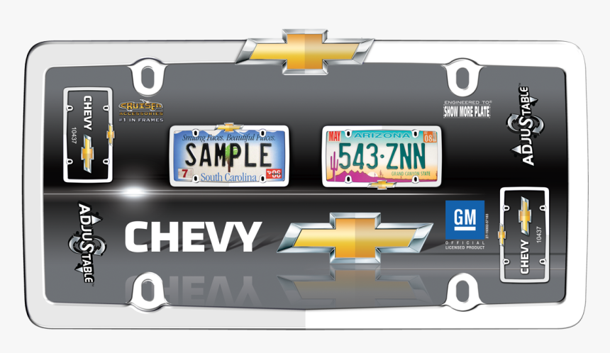 Chevrolet Chrome License Plate Frame, HD Png Download