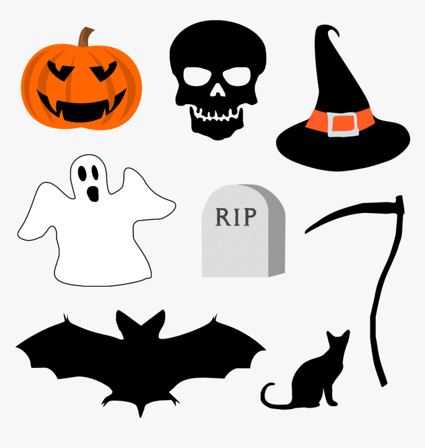 Free Halloween Graphics Psd Download - Bat Clipart Png, Transparent Png