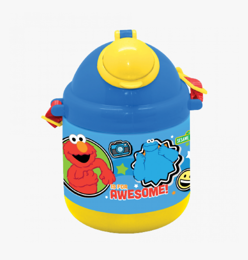 Sesame Street Bottle 400 Ml - Cartoon, HD Png Download