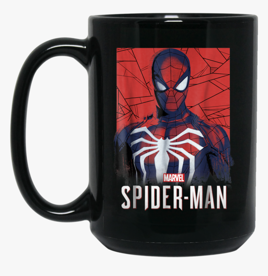 Marvel S Spider-man Game Logo Portrait Graphic Black - Spiderman Shirt Design, HD Png Download