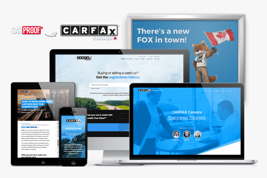 The Company Officially Became Carfax Canada On November - Online Advertising, HD Png Download