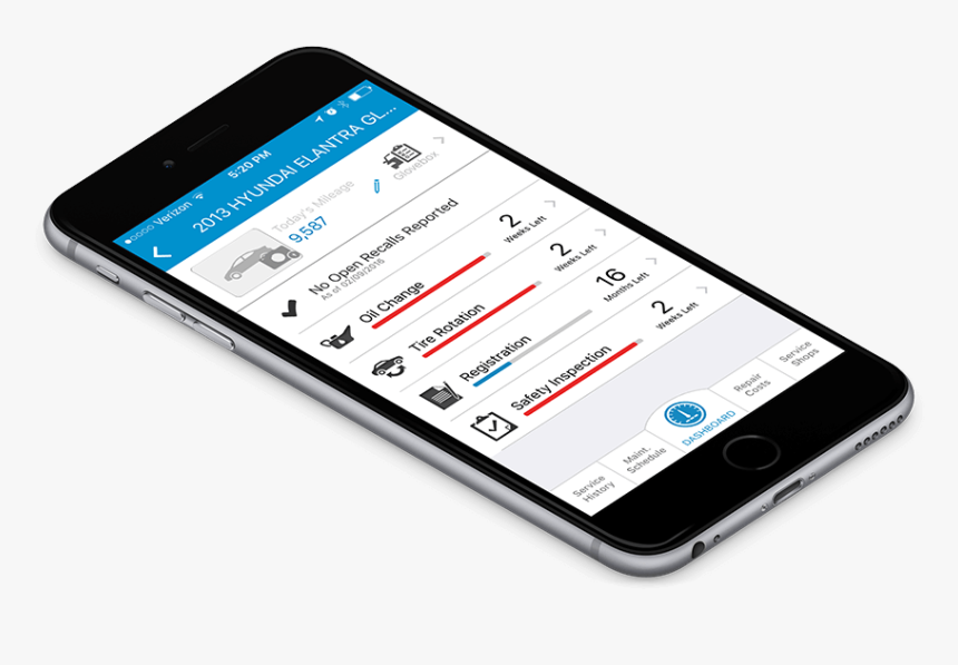 Photo Of Vehicle History Report On Iphone - Dash Pro Translator, HD Png Download