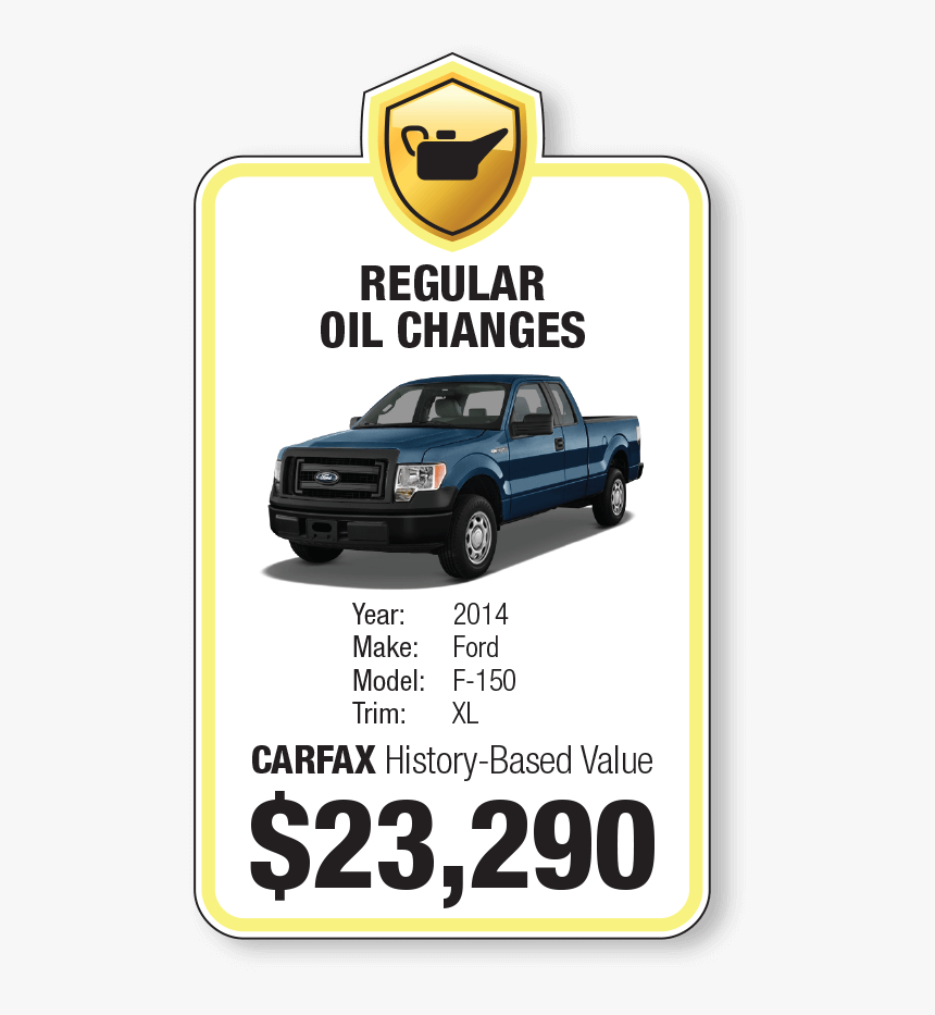 Car With Regular Oil Changes - Carfax, HD Png Download