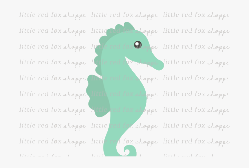 Seahorse Clipart By Little Red Fox Shoppe Transparent - Northern Seahorse, HD Png Download