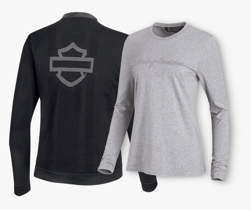 Long-sleeved T-shirt, HD Png Download