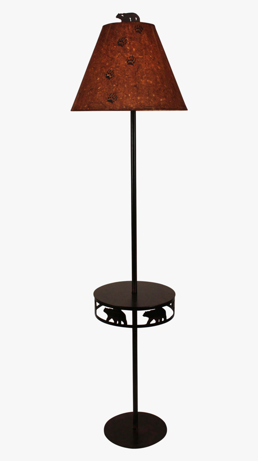 Burnt Sienna Iron Round Bear Band Drink Table Tray - Lampshade, HD Png Download