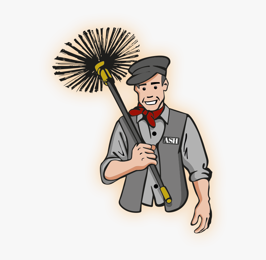 Ash Chimney Sweep Logo Icon V2 - Chimney Sweeper Png, Transparent Png