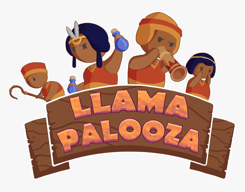 Llama Palooza - Cartoon, HD Png Download