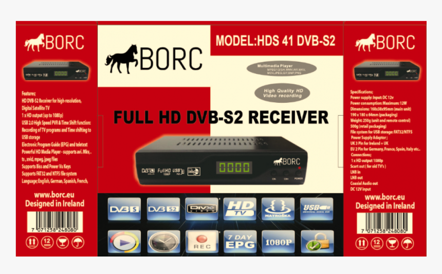 Best Hd Satellite Receiver Ireland, HD Png Download